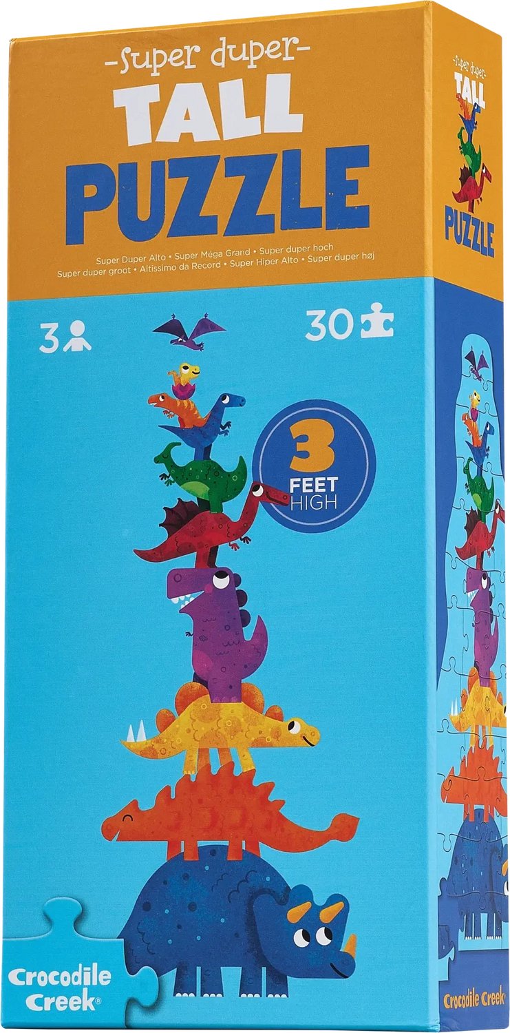 Crocodile creek puzzel dinosaurus 30 stukjes - educatief speelgoed.