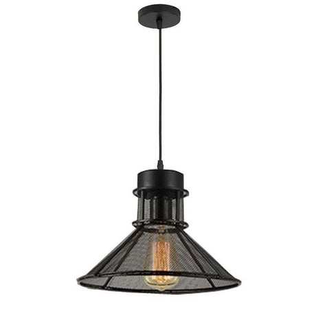 Homestyle pro mk110-bb industriel hængelampe 28x18 cm sort metal