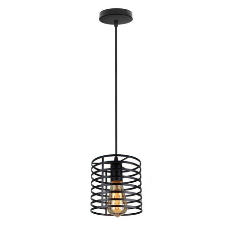Homestyle pro mk014-b industriel hængelampe 16x19 cm sort metal