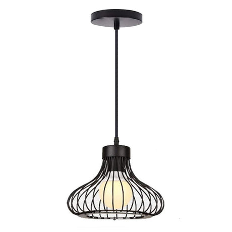 Homestyle pro mk013-b industriel hængelampe 23x20 cm sort metal