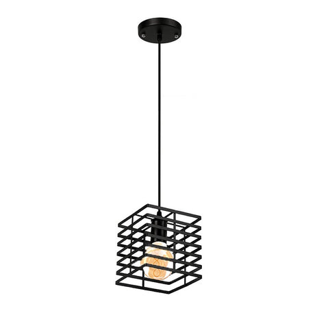 Homestyle pro mk015-b industriel hængelampe 15x18 cm sort metal