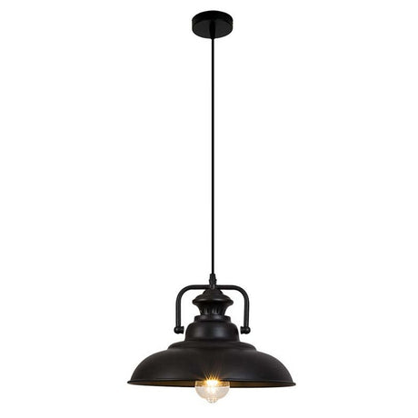 Homestyle pro mk103-bb industriel hængelampe 38x21 cm sort metal