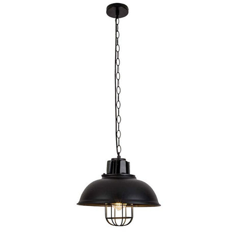 Homestyle pro mk107-bb industriel hængelampe 33x26 cm sort metal