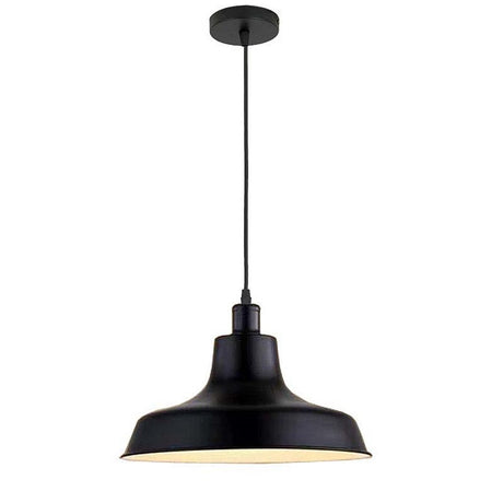 Homestyle pro mk111-bb industriel hængelampe 36x22 cm sort metal