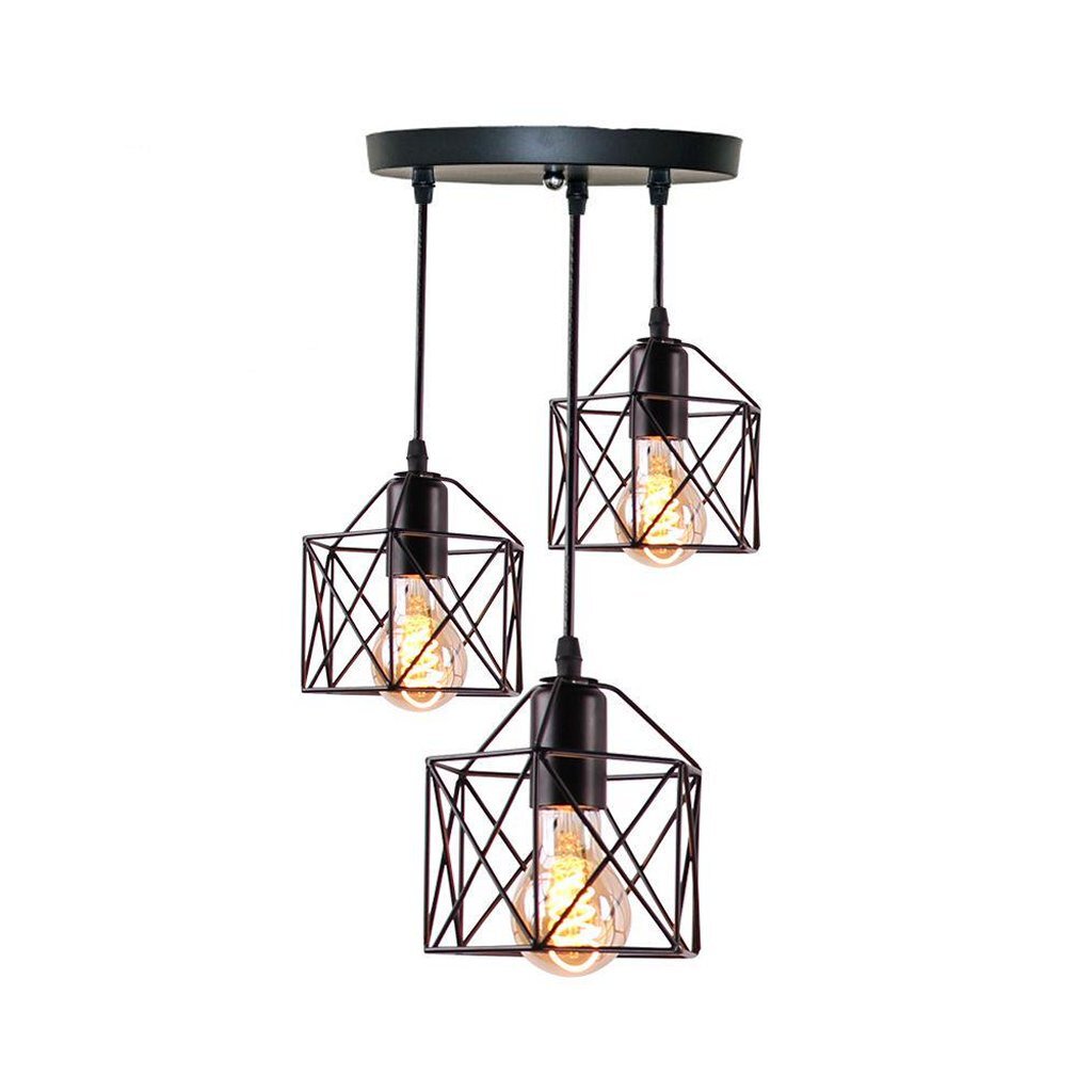 Homestyle pro mk019-b industrielle hængelamper sort metal