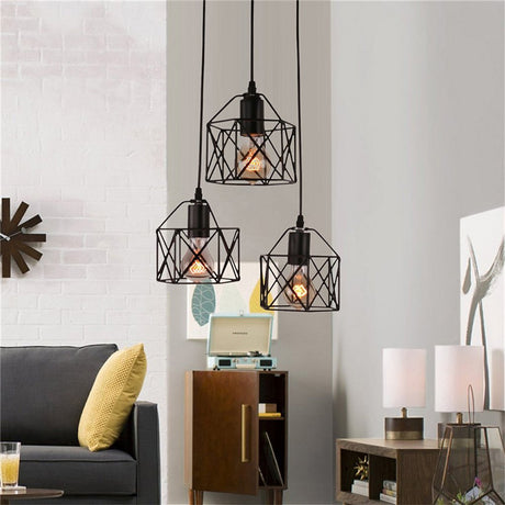 Homestyle pro mk019-b industrielle hængelamper sort metal