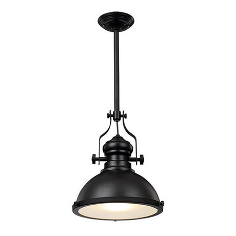 Homestyle pro mk102-wb industriel hængelampe 32x35 cm sort og hvid metal
