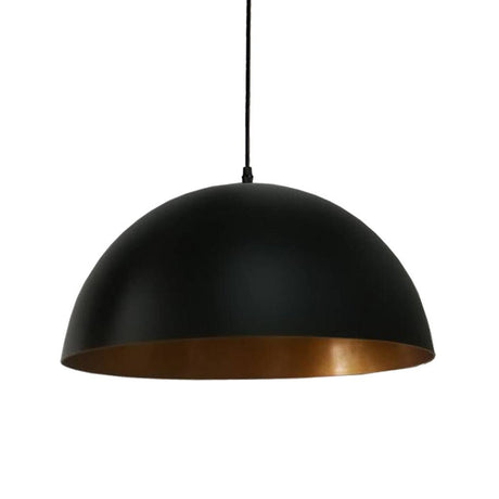 Homestyle pro mk108-gb industriel hængelampe 35x17,5 cm sort guld metal