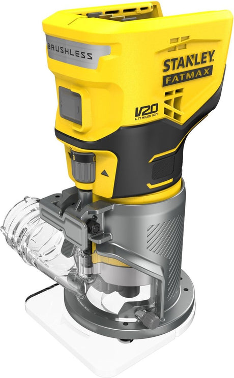 Stanley fatmax v20 18v kantfræser (uden batteri og oplader) sfmcw400b-xj