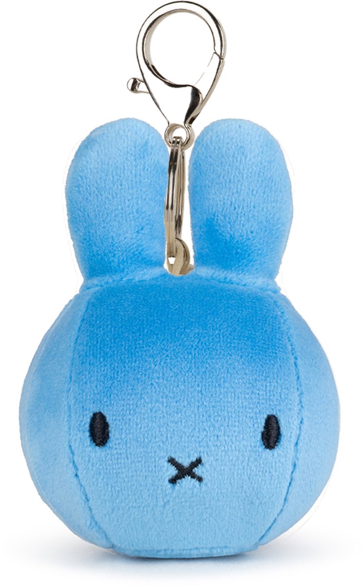 Bon ton toys nijntje - squish ball keychain - blauw - 9 cm - 3,5''