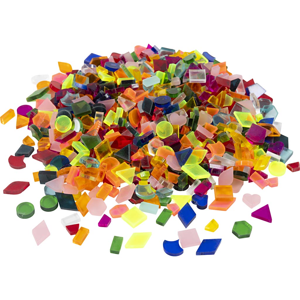 Https: www.cchobby.nl akryl-mosaik-størrelse-10-mm-forskellige-farver-500-gr-1-pose