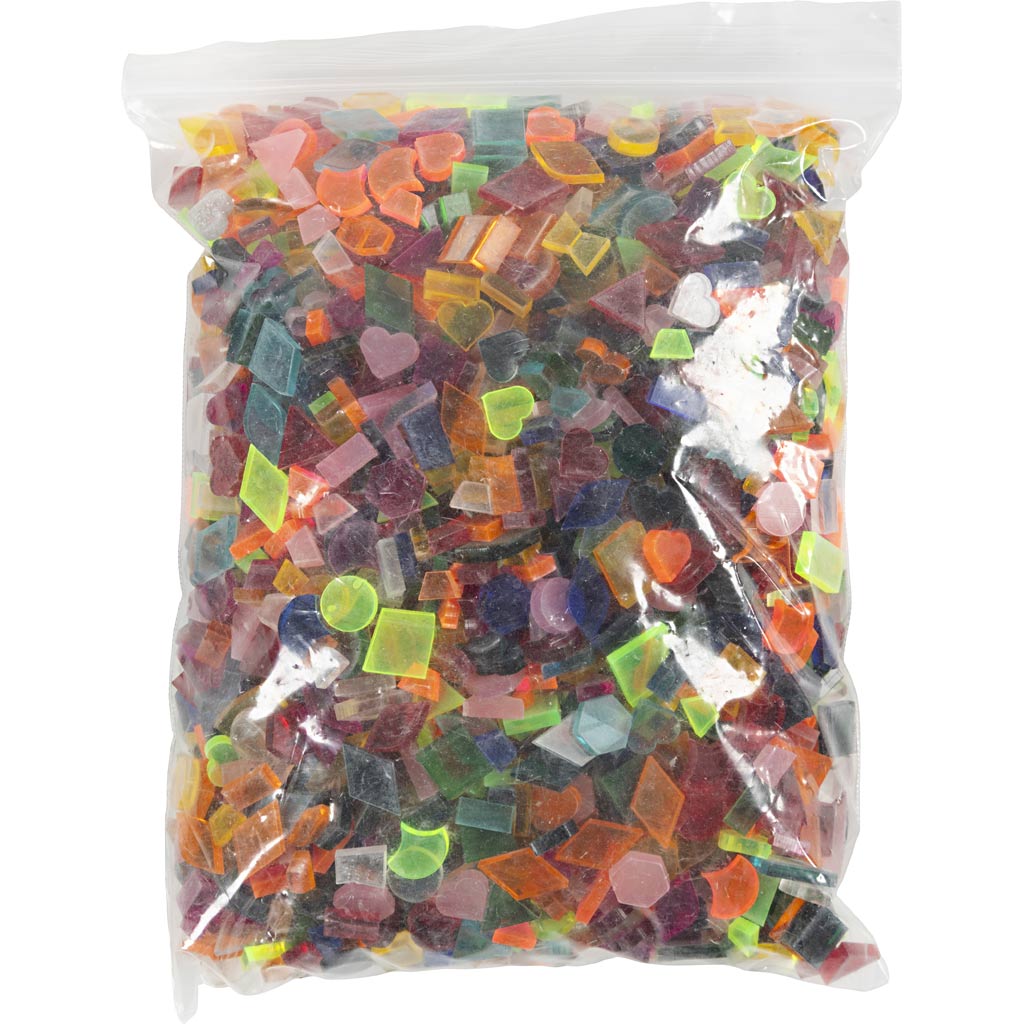 Https: www.cchobby.nl akryl-mosaik-størrelse-10-mm-forskellige-farver-500-gr-1-pose