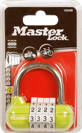 Masterlock 1523eurd pro sport hængelås med kombinationslås
