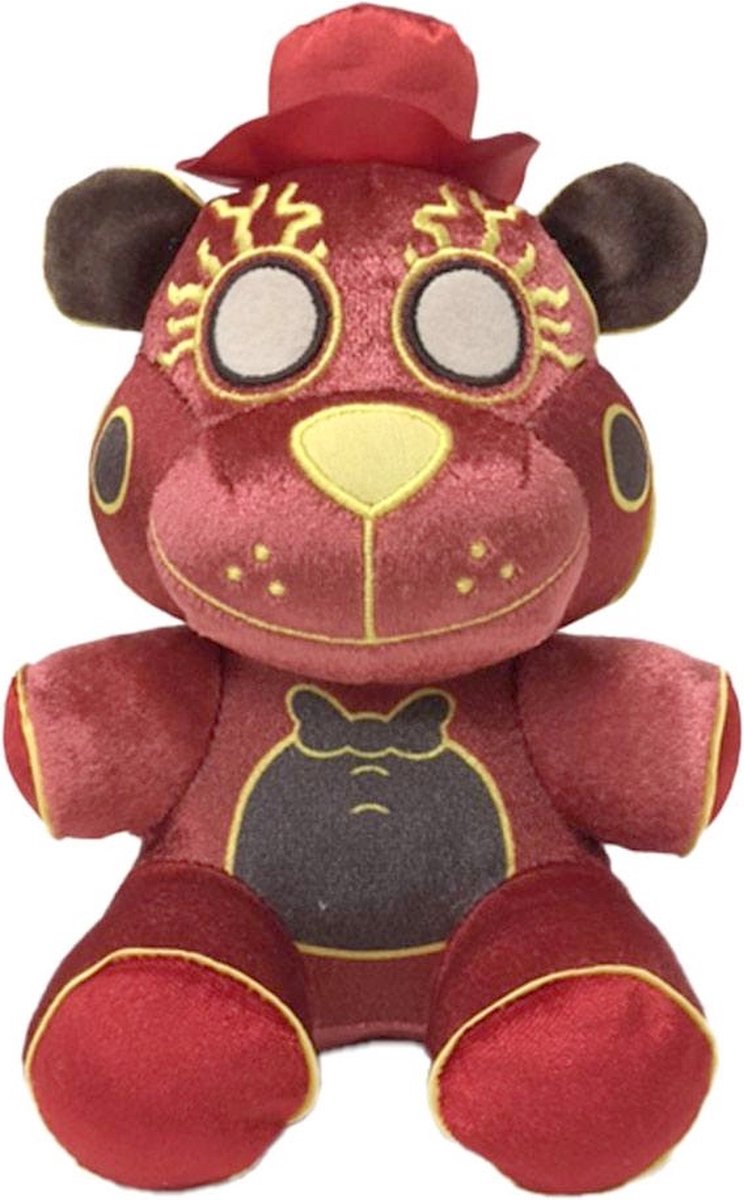 Funko fem nætter hos freddy's plys krammetøj freddy (eller) 18 cm rød