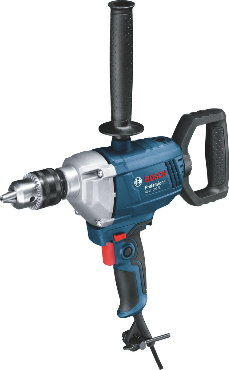 Bosch bor gbm 1600 re (håndtag, borepatronnøgle, tandborepatron)