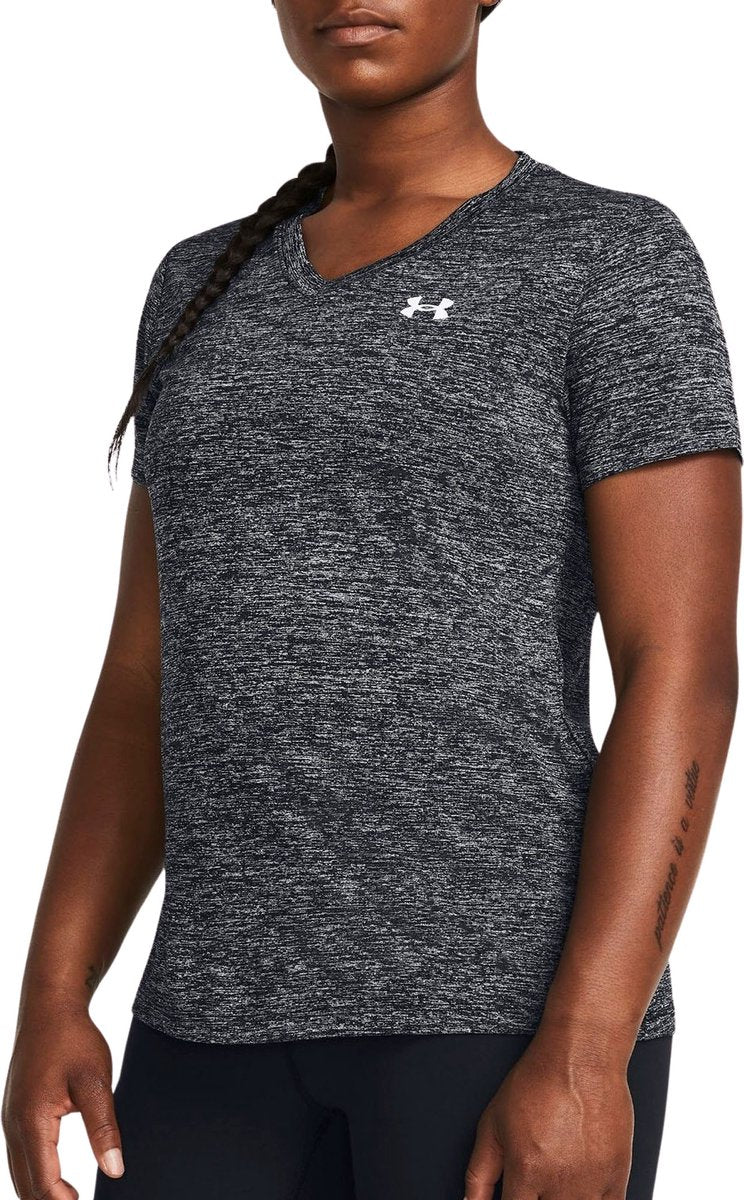 Under armour tech ssv - twist dame sportstrøje - sort - hvid