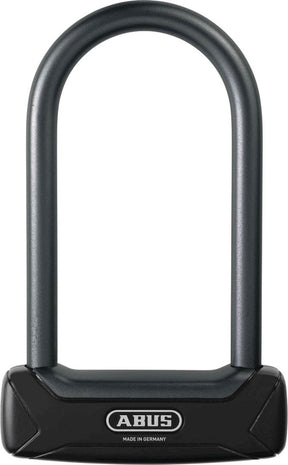 Abus U-lås Granit Plus 640 135HB230 + TexkF holder - ekstra letvægts cykellås med rundt beslag - -sikkerhedsniveau 12 - sort