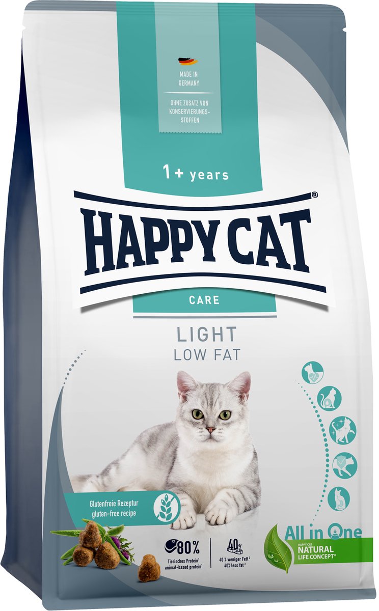 Happy cat care let kattefoder - 4 kg