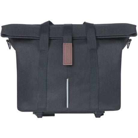 Basil cykelhåndtaske city mik 8 - 11 liter 19 x 30 x 26 cm - sort