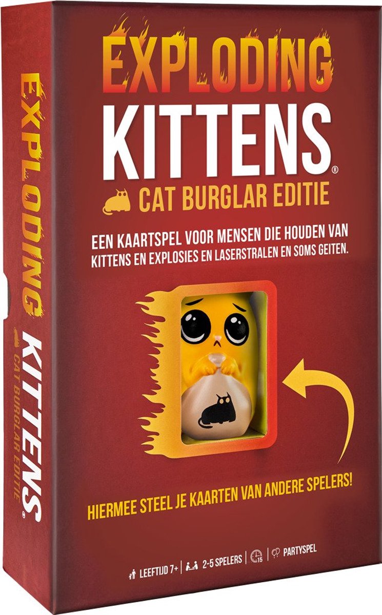 Eksploderende killinger spil - - cat burglar edition - 7+
