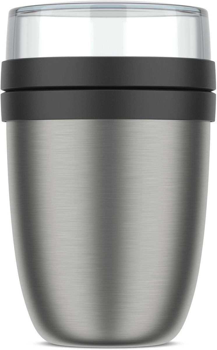 Mepal isoleret frokostgrydeellipse - 500 ml - termokande madkasse - nordisk sort