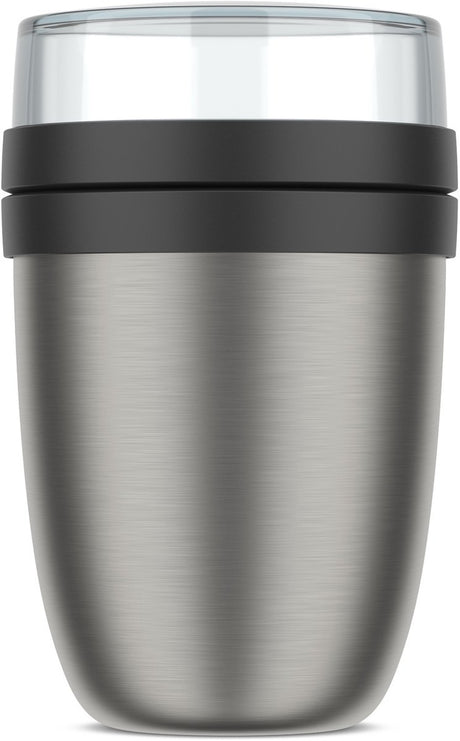 Mepal isoleret frokostgrydeellipse - 500 ml - termokande madkasse - nordisk sort