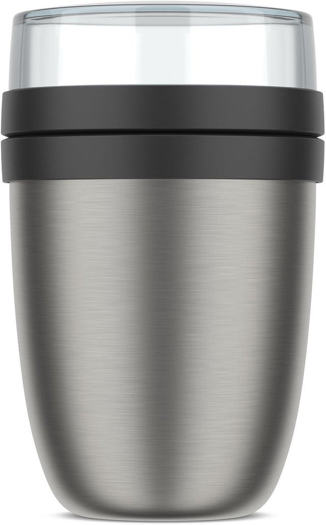 Mepal isoleret frokostgrydeellipse - 500 ml - termokande madkasse - nordisk sort