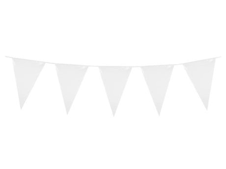 Boland pe kæmpe flaglinje hvid (10m)