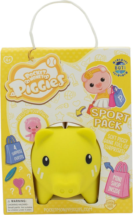 Lommepenge piggies - sportspakke