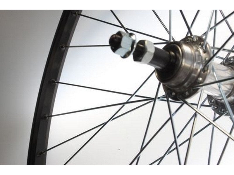 Baghjul 28 Freewheel Fixed Black