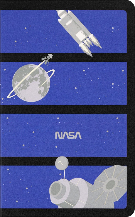 Moleskine nasa volant notesbog stor - softcover - blank - glød i mørket