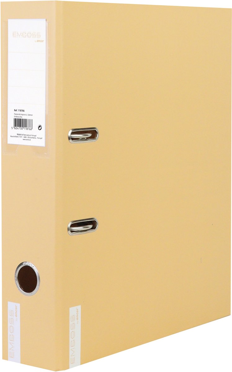 Ancor bindemiddel emboss dry a4 2r 8cm sennep -an-118742