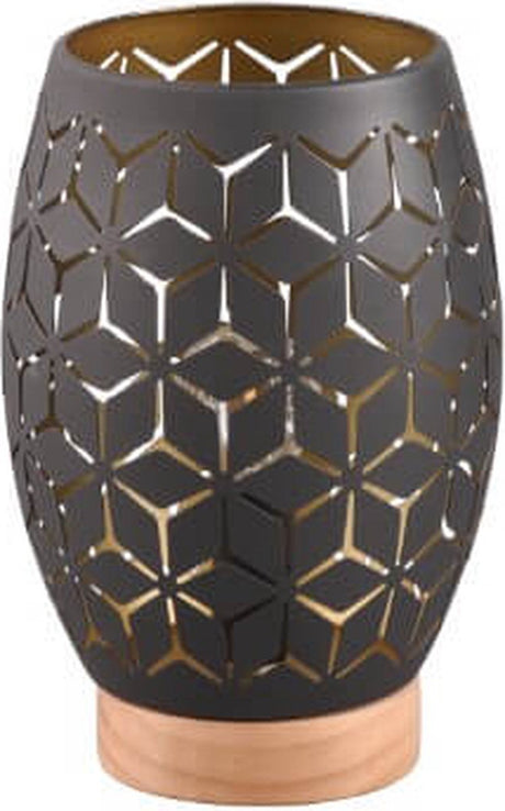 Rl live your light reality bidar - bordlampe - sort-guld - ekskl. 1x e27 4 w - loftmontering