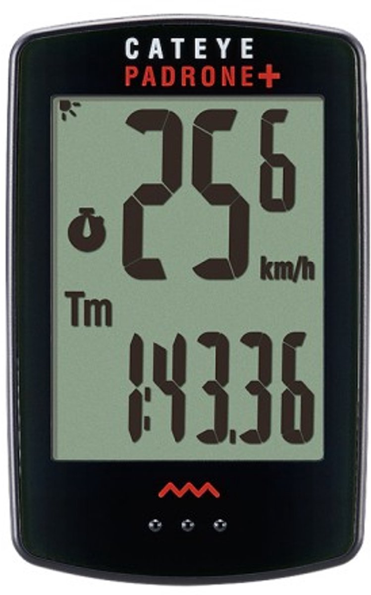 Cateye Padrone+ CC-PA110W cykelcomputer - trådløs - sort