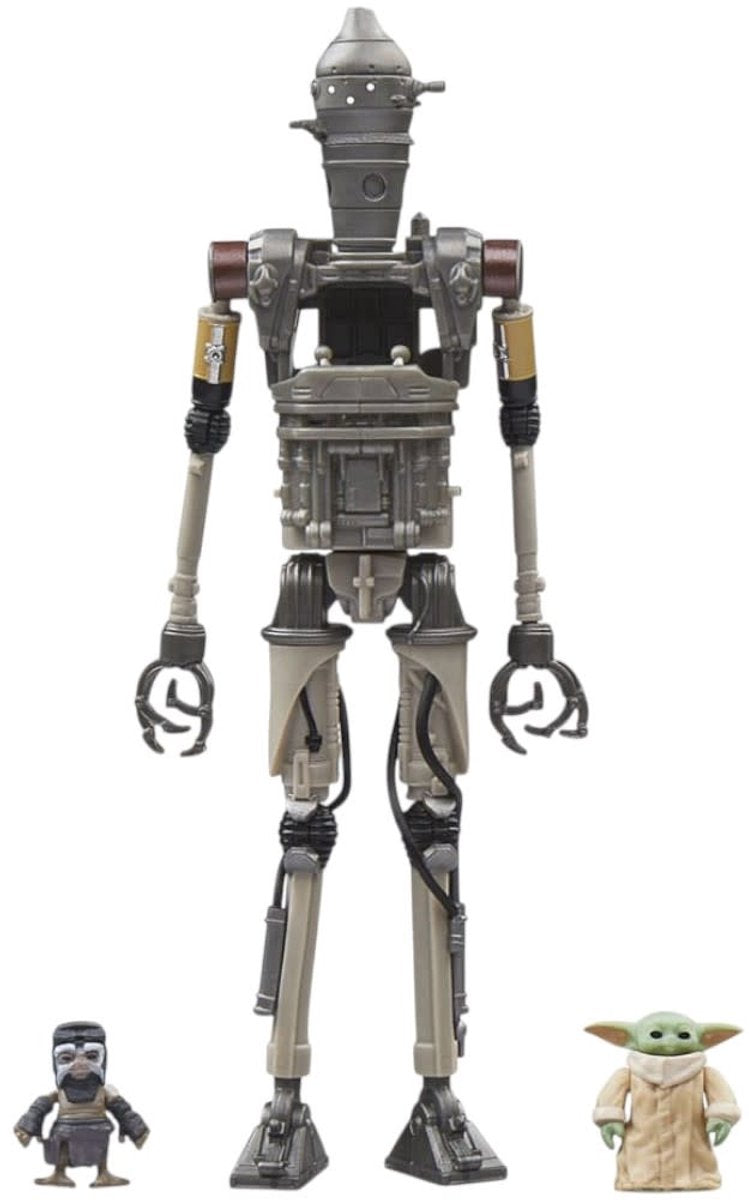 Hasbro star wars vintage-kollektionen dlx booga - actionfigur - ig-12 grogu