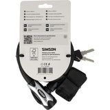 Simson spiral kabellås fremragende størrelse l - 15mm x 100cm
