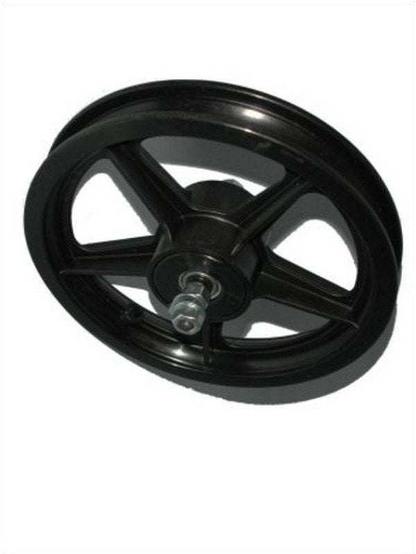 Forhjul 12 plast sort
