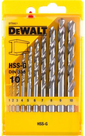 Dewalt dt5921 10-delt metalbor 1-10mm hss-g i kassette