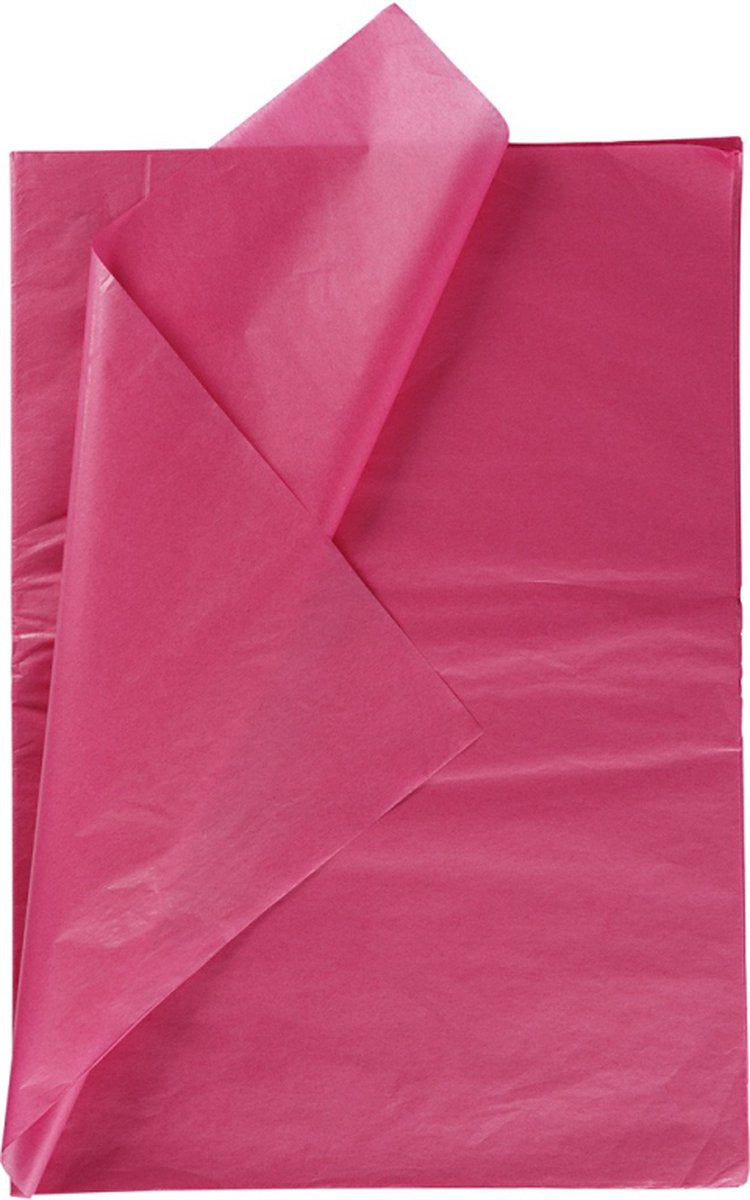 Creativ company cc silkepapir 50x70 cm pink 25 ark