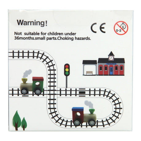 Træstog med vejtape, 8mtr