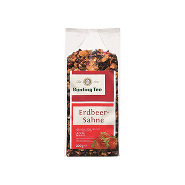 Bunting tee fruchtetee erdbeer-sahne taske (6x 200gr)