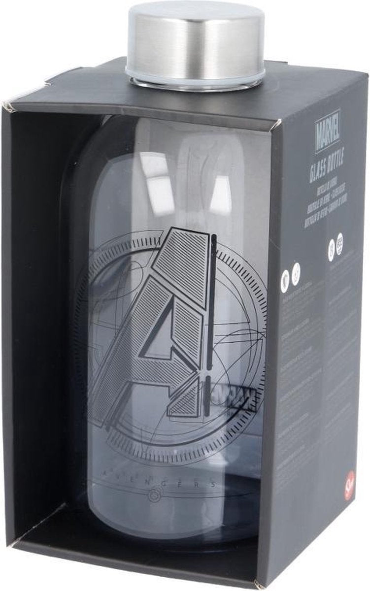 Marvel vandflaske store avengers krystal 620 ml