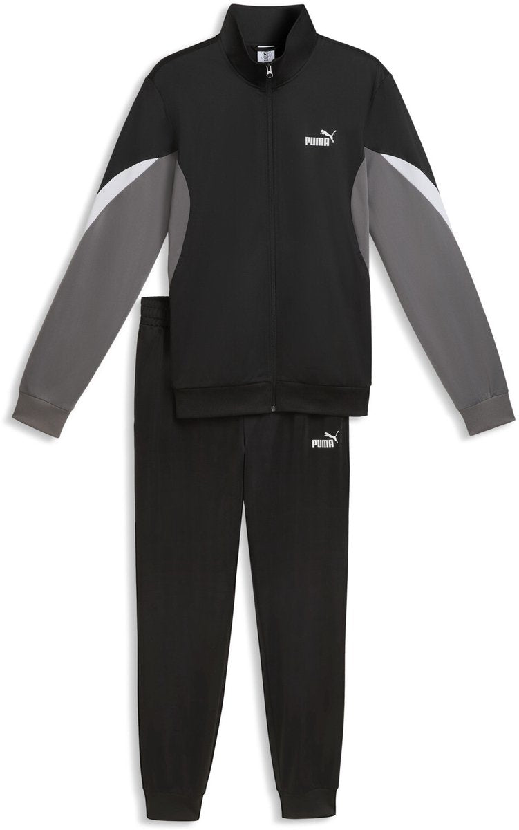 Puma ess blok poly suit unisex træningsdragt - sort