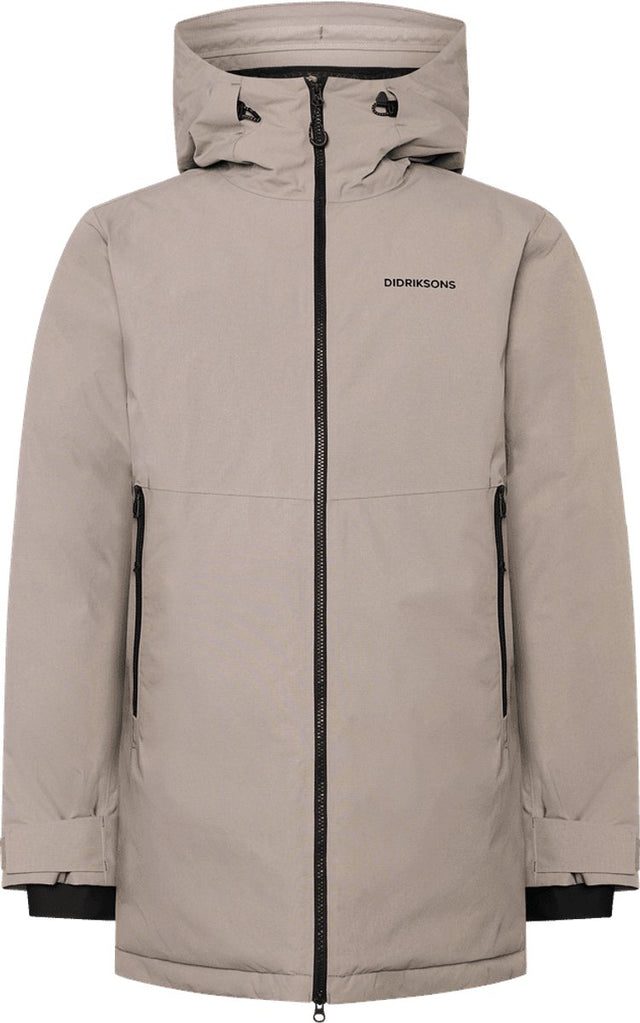 Didriksons tempest usx parka heren outdoorjas - ash brown