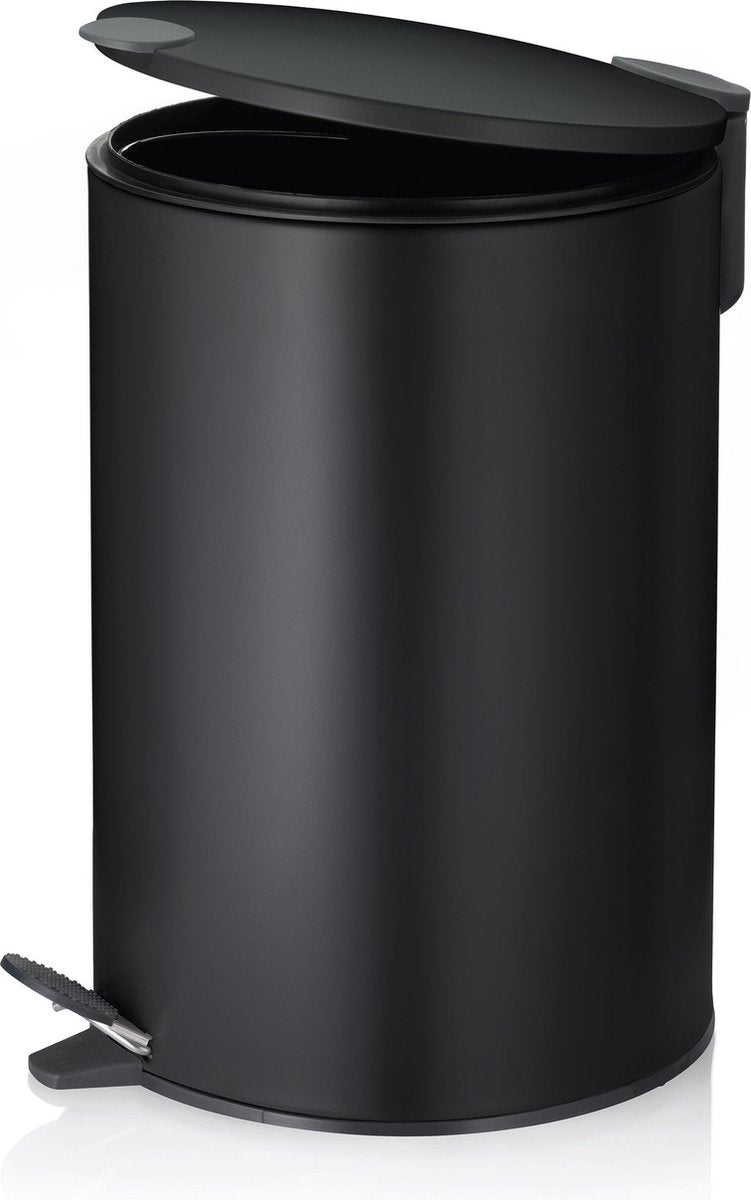 Kela pedalaffaldsspand, 12 l, sort - | mat