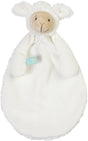 Happy horse lam lugano knuffeldoekje - wit - knuffel cadeau