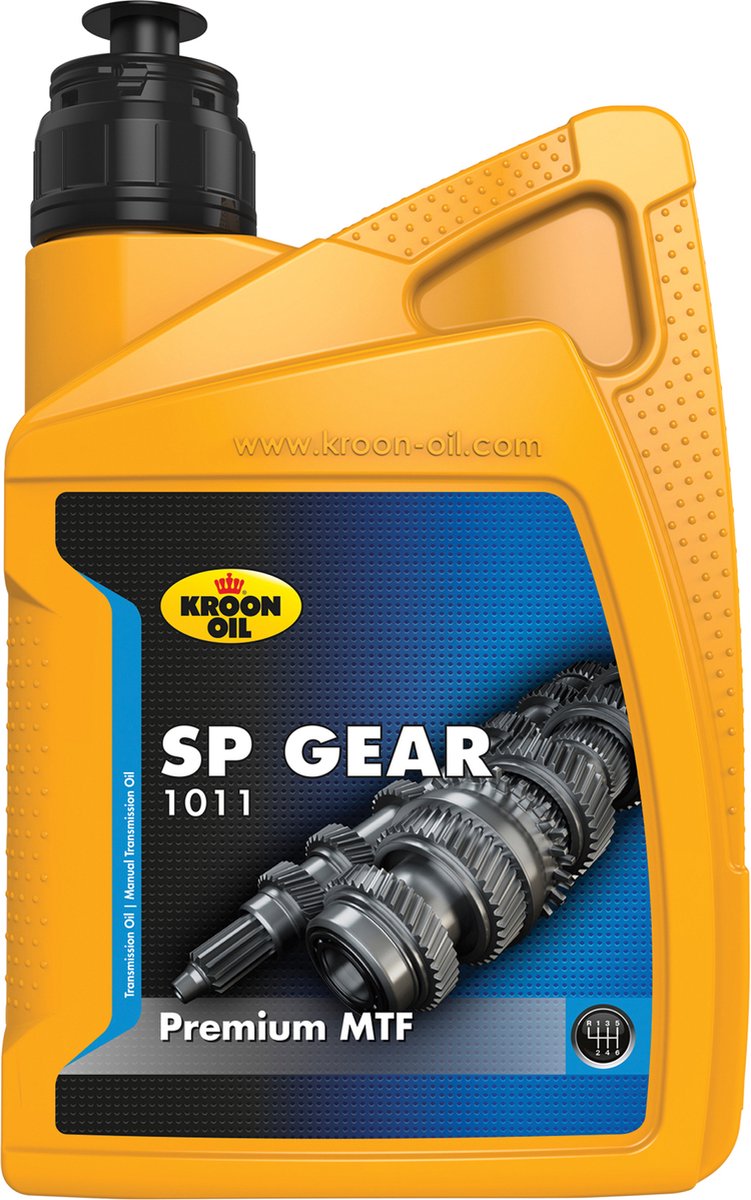 Kroon-oil sp gear 1011 - transmissionsolie - fuldsyntetisk 75w-90 - 1 liter - gennemsigtig