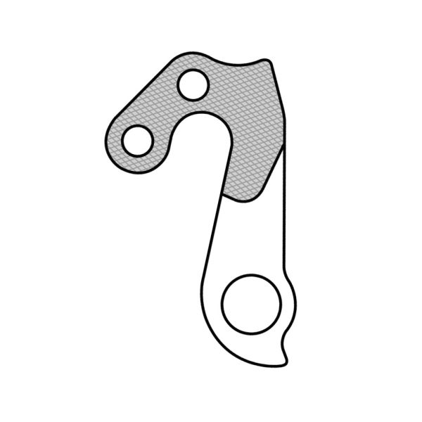 Union Derailleurpad GH-147 med skruesæt M4x0.7