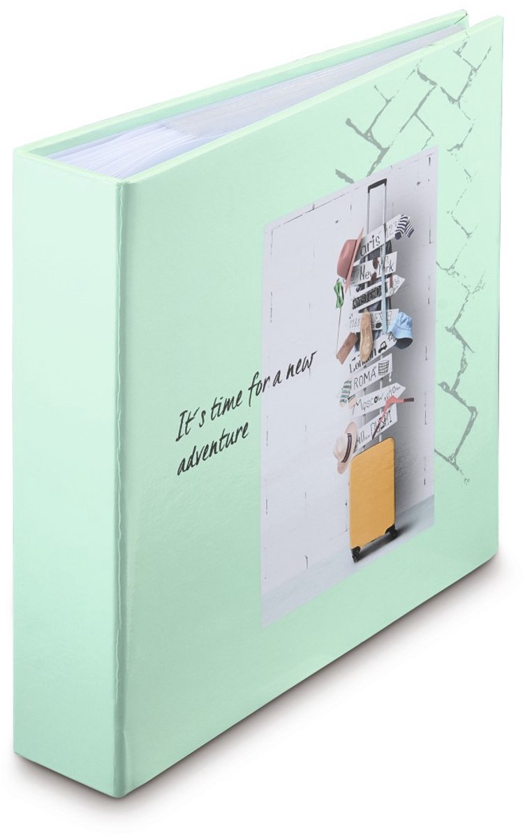 Hama slide-in album - rejse - 10x15 - 200 sider - grøn