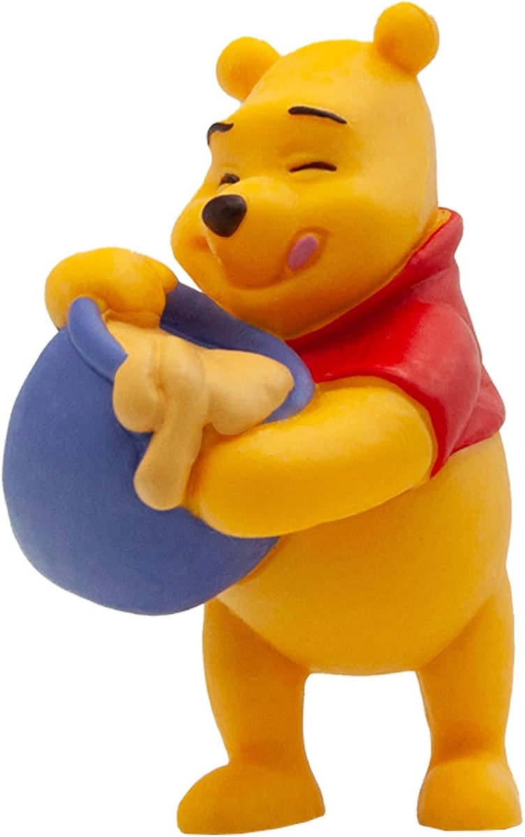 Bullyland 12340 – Disney Peter Plys legefigur med honningkrukke – naturtro og detaljeret design – ideel som kagefigur, samlerobjekt eller munter gave til børn fra 3 år og ældre